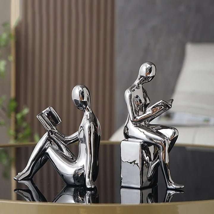 Readers In Thought Bookends